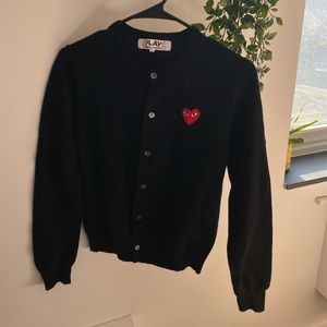 COMME DES GARÇON- Classic Black Cardigan